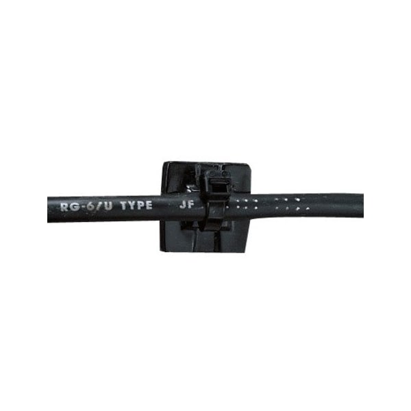 Cable Tie Mount, Epoxy Applied, NAT, EMS-A-D, PK 500